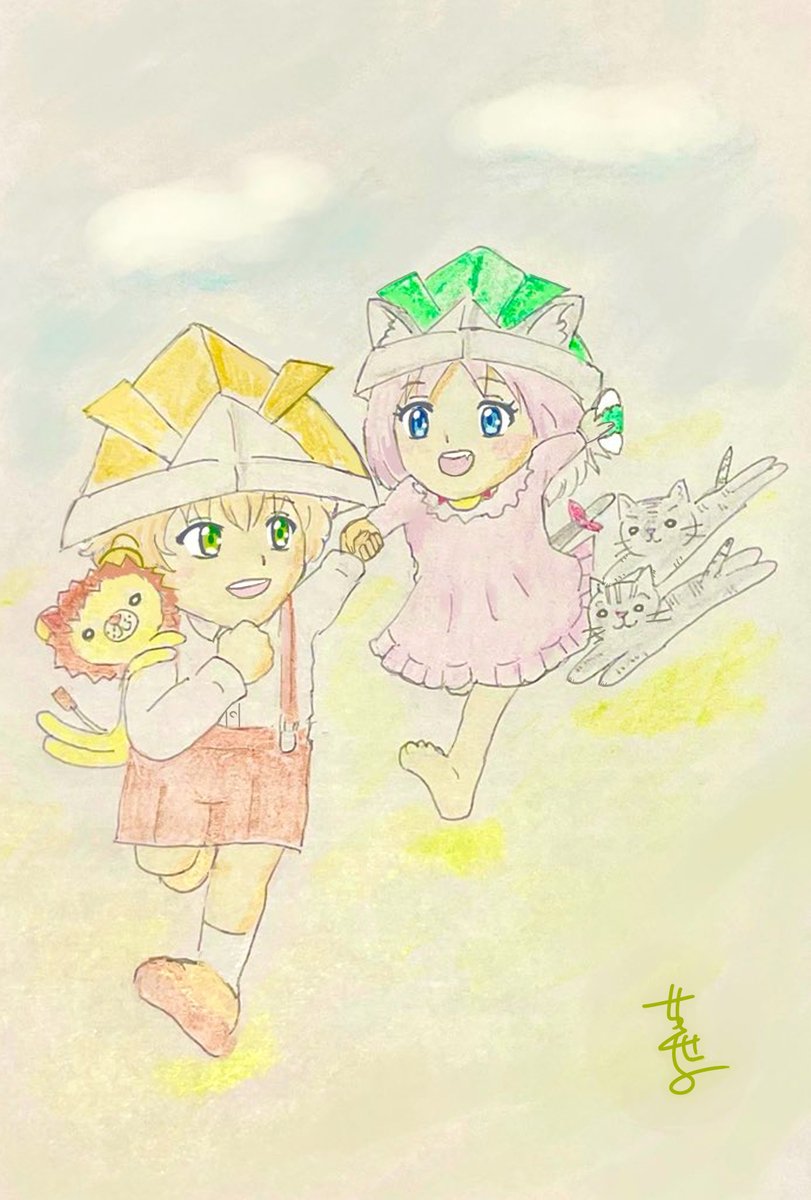 This is a pixiv picture whose title is 🎏子供たちの日🎏.