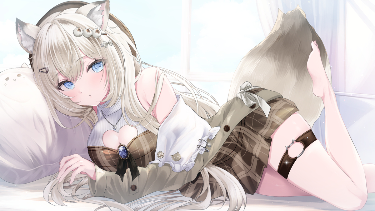 This is a pixiv picture whose title is Skeb 129 貓糰うみ様.