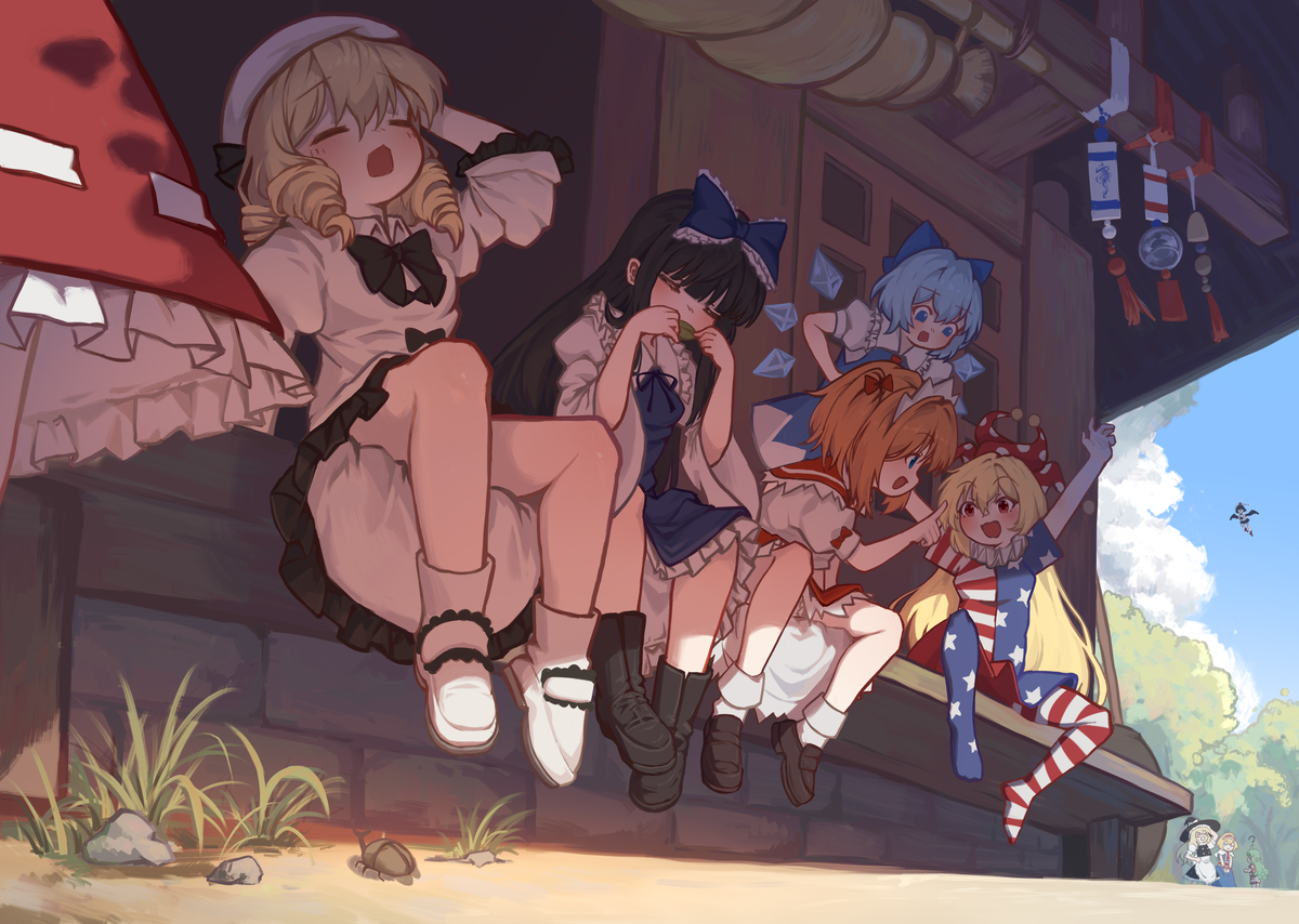This is a pixiv picture whose title is 盛夏的妖精.