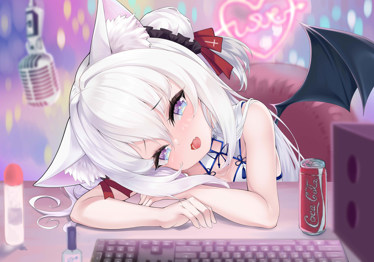 This is a pixiv picture whose title is 播播间封面喵.