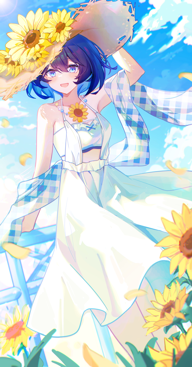 This is a pixiv picture whose title is 夏天！.