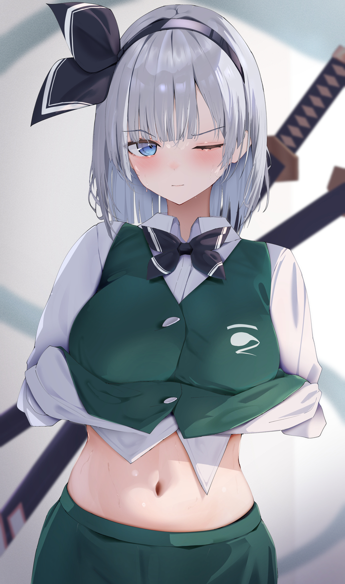 This is a pixiv picture whose title is youmu.