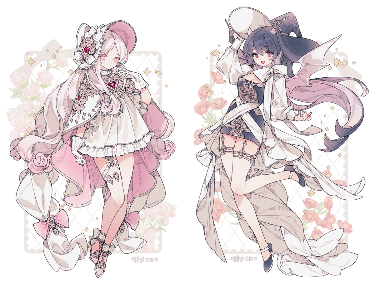 This is a pixiv picture whose title is 🎀cm🎀.