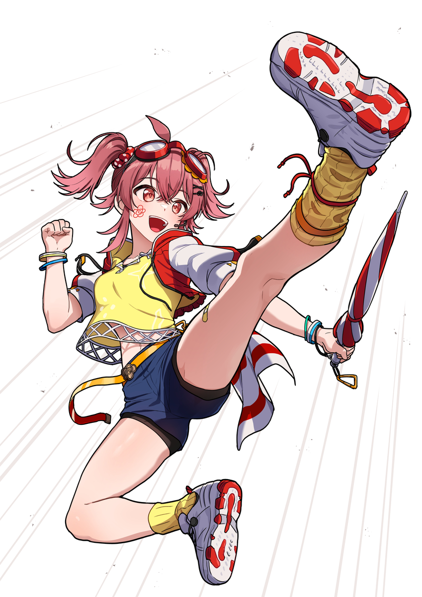 This is a pixiv picture whose title is ジャスティスキック.