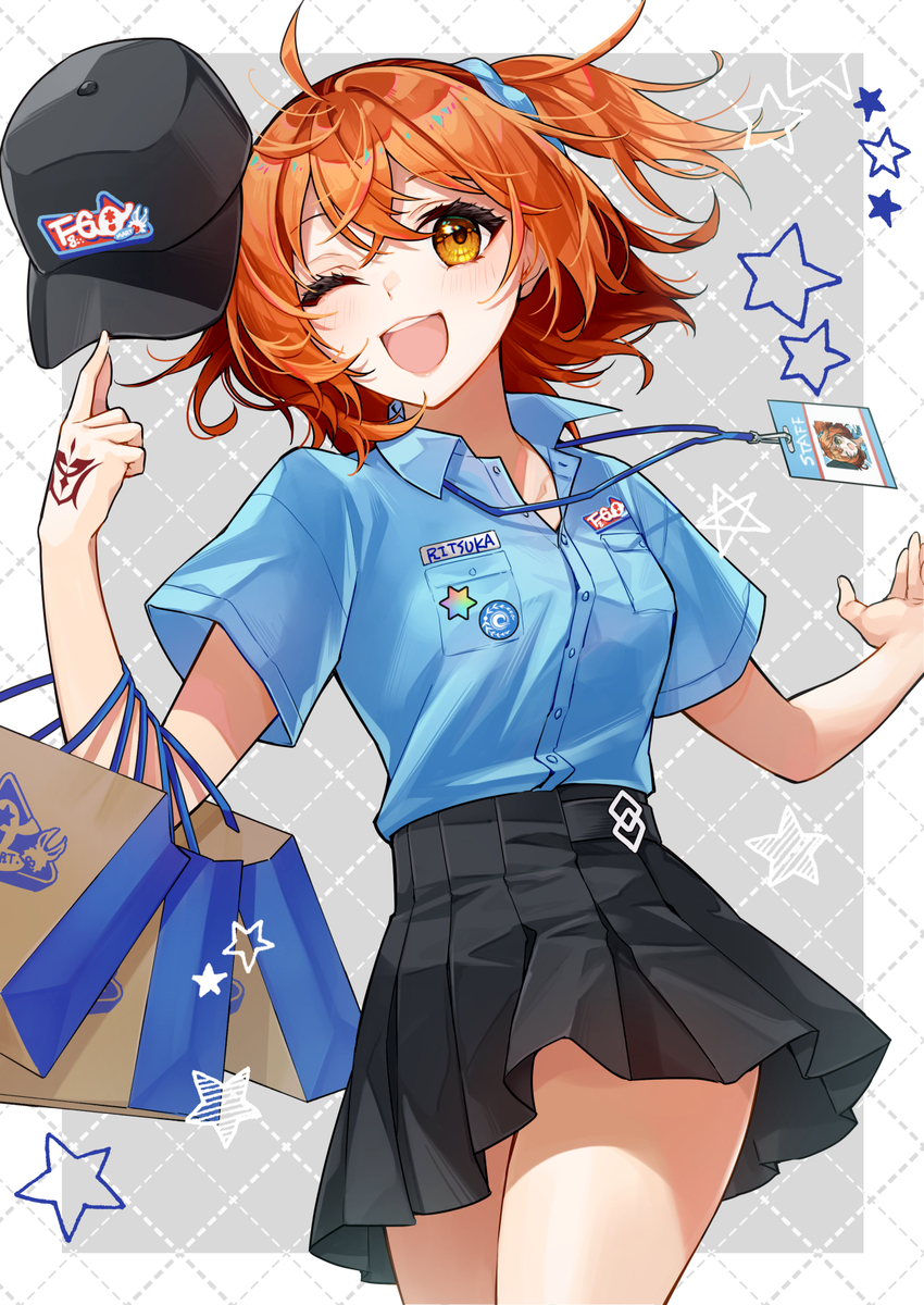This is a pixiv picture whose title is 🧡👔🧡.