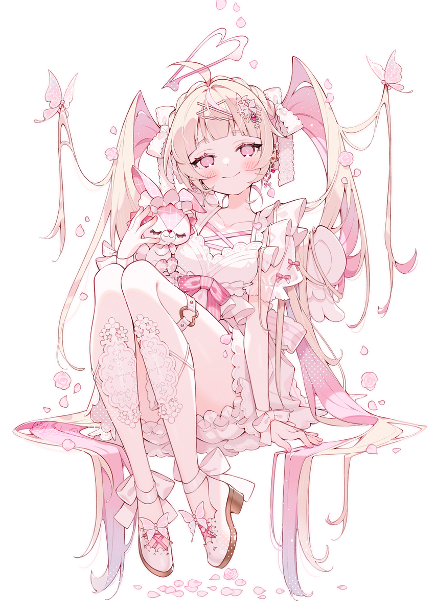 This is a pixiv picture whose title is 花笑み.