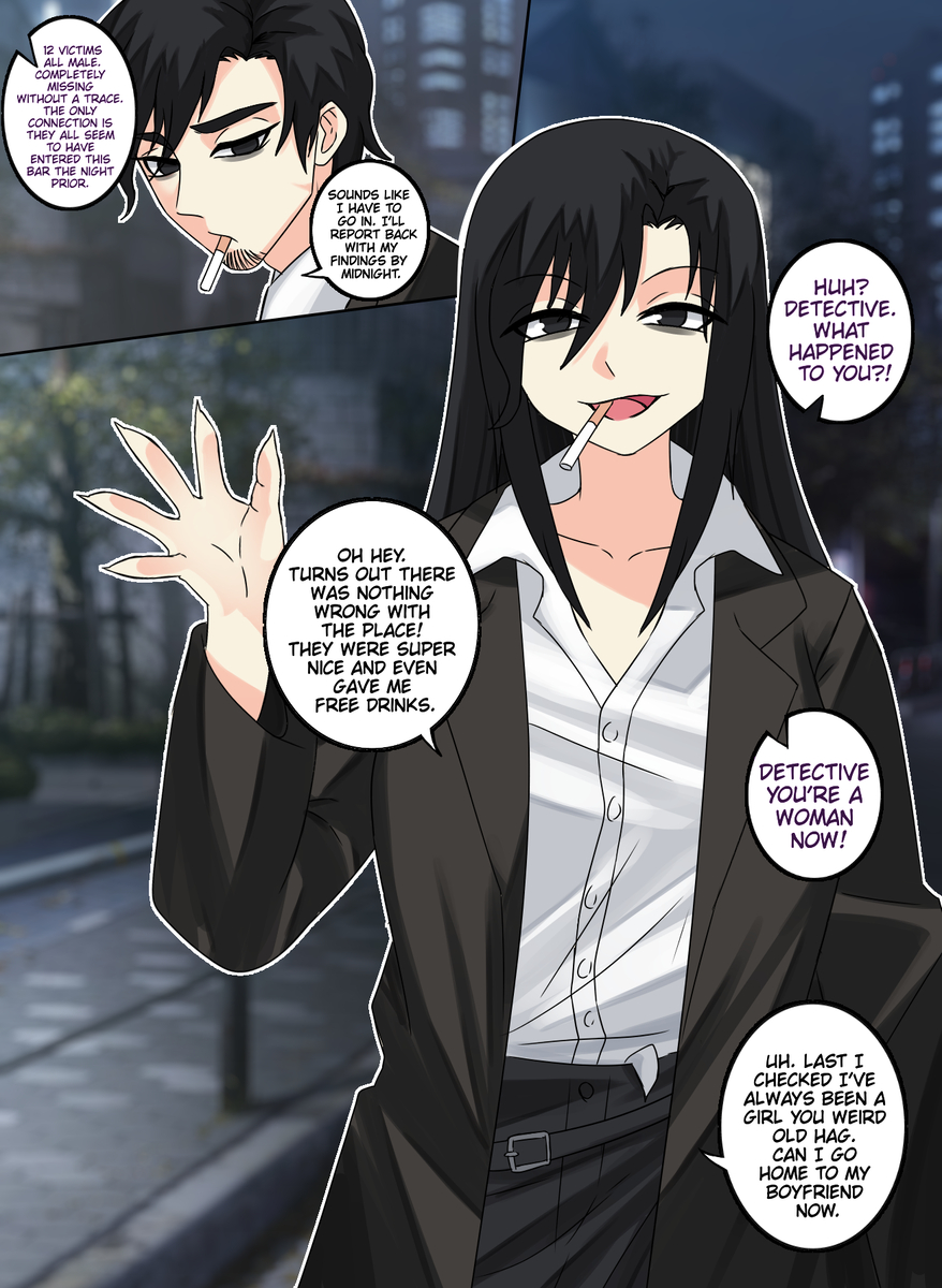 This is a pixiv picture whose title is Case Closed (Detective TG).