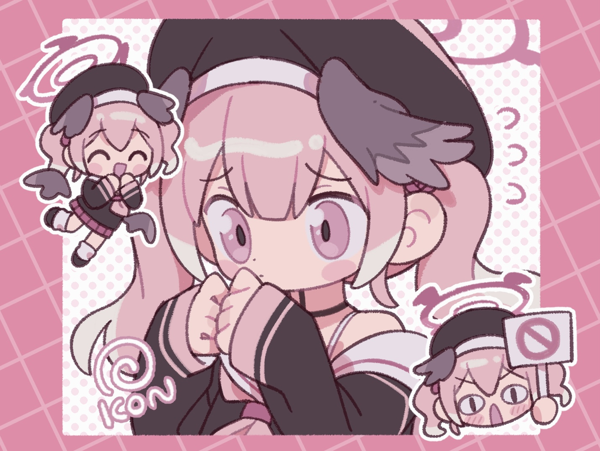 This is a pixiv picture whose title is 最近SNSに上げたブルアカの絵.