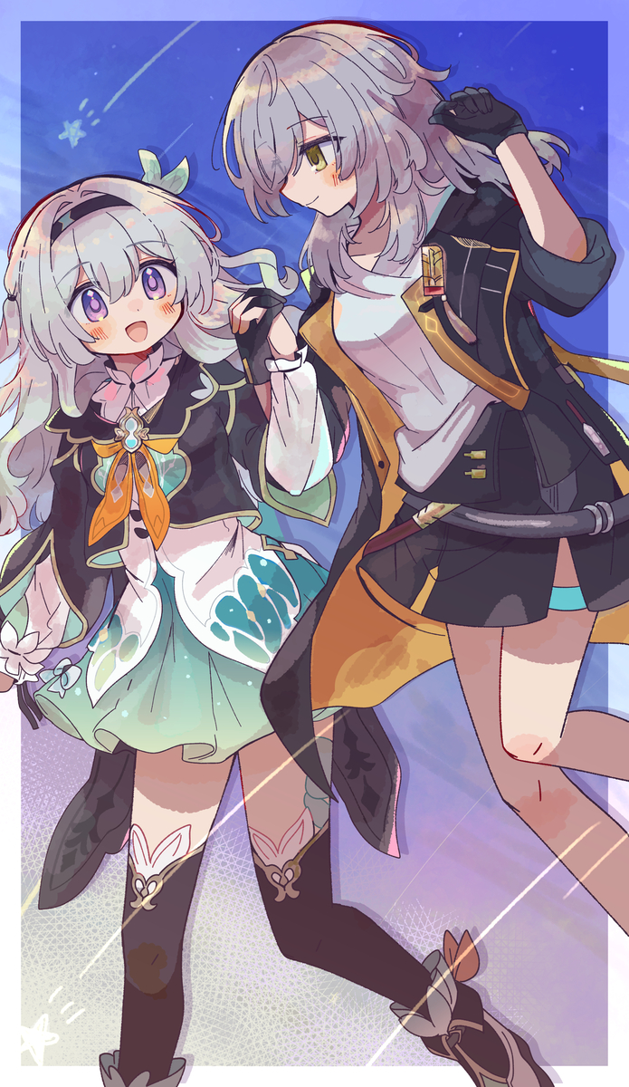 This is a pixiv picture whose title is ☆.