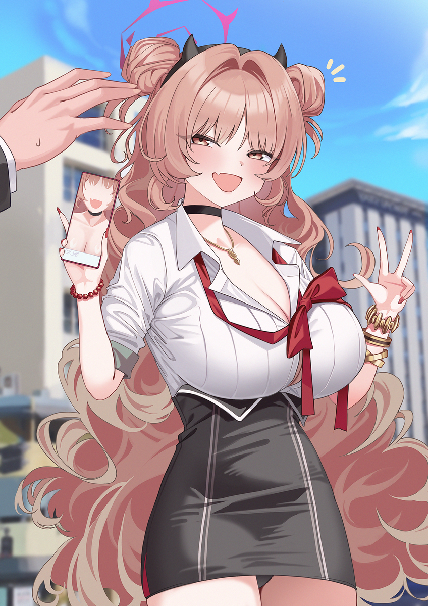 This is a pixiv picture whose title is 夜桜キララ.