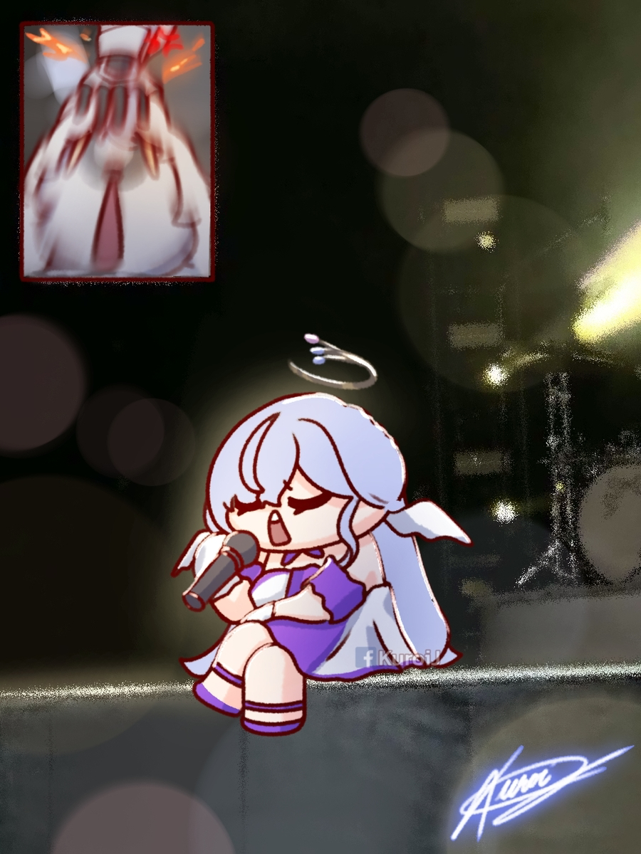 This is a pixiv picture whose title is 🎤🦝🖐🤖.