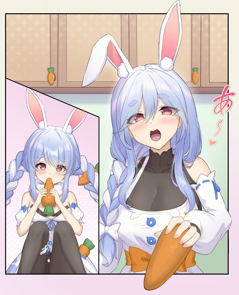 This is a pixiv picture whose title is ぺこらママ🥕.