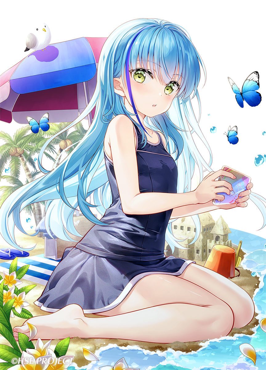 This is a pixiv picture whose title is 水着…これしか持ってない。…ダメ？.