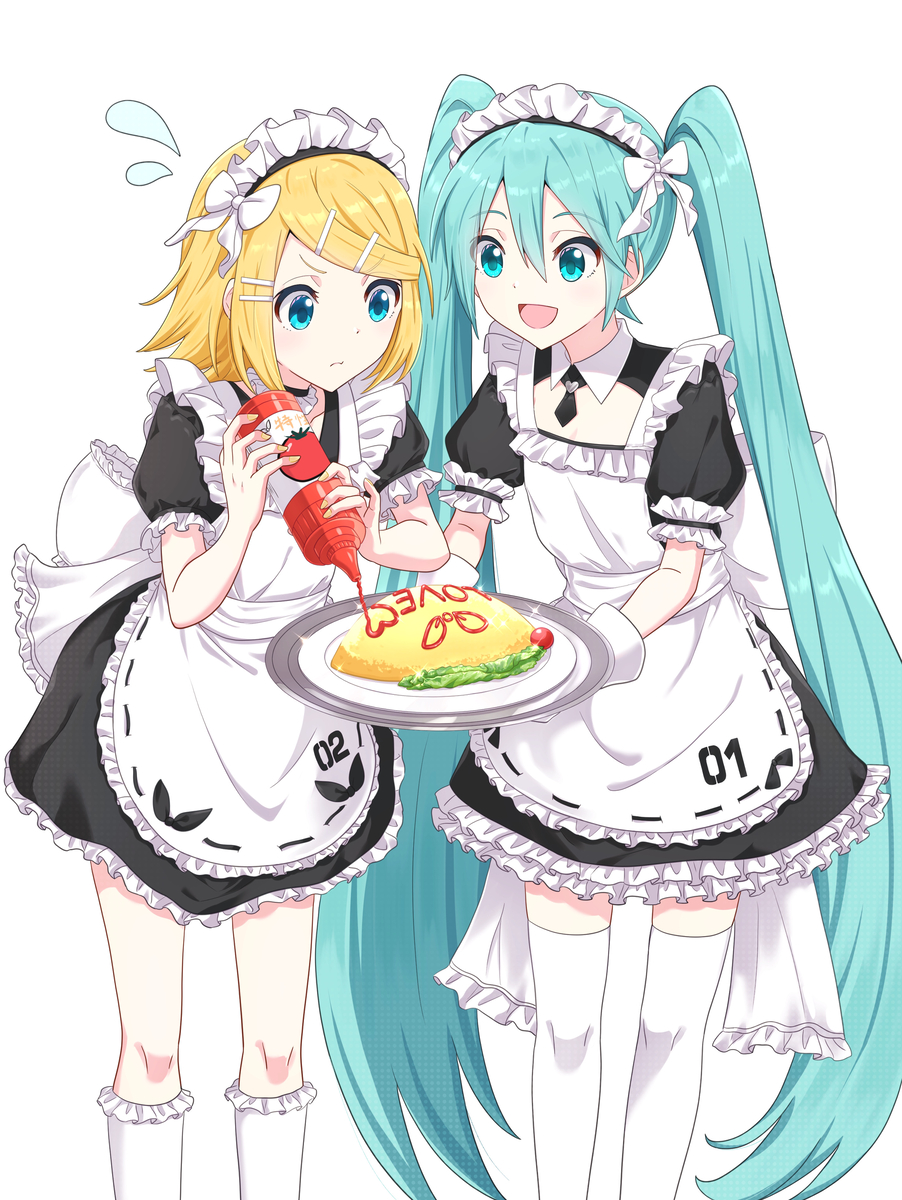 This is a pixiv picture whose title is メイドの日.