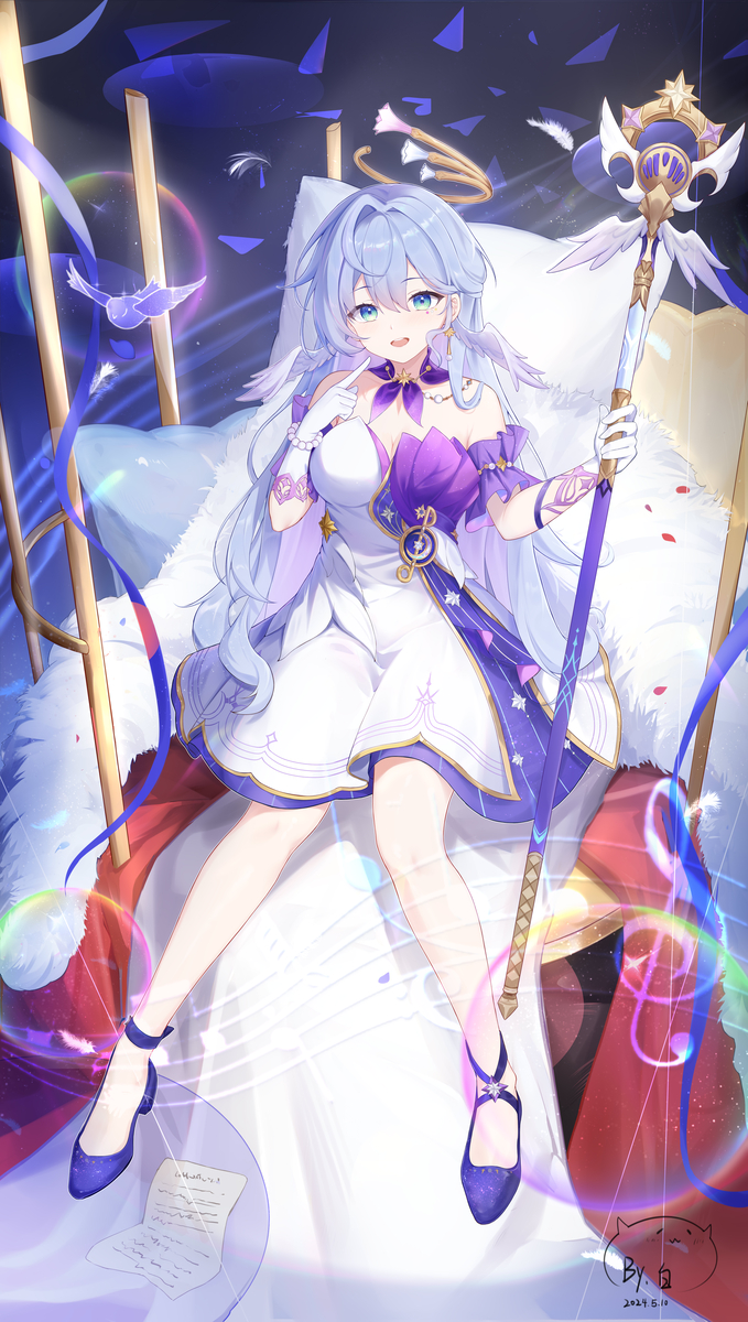 This is a pixiv picture whose title is 笼中鸟.