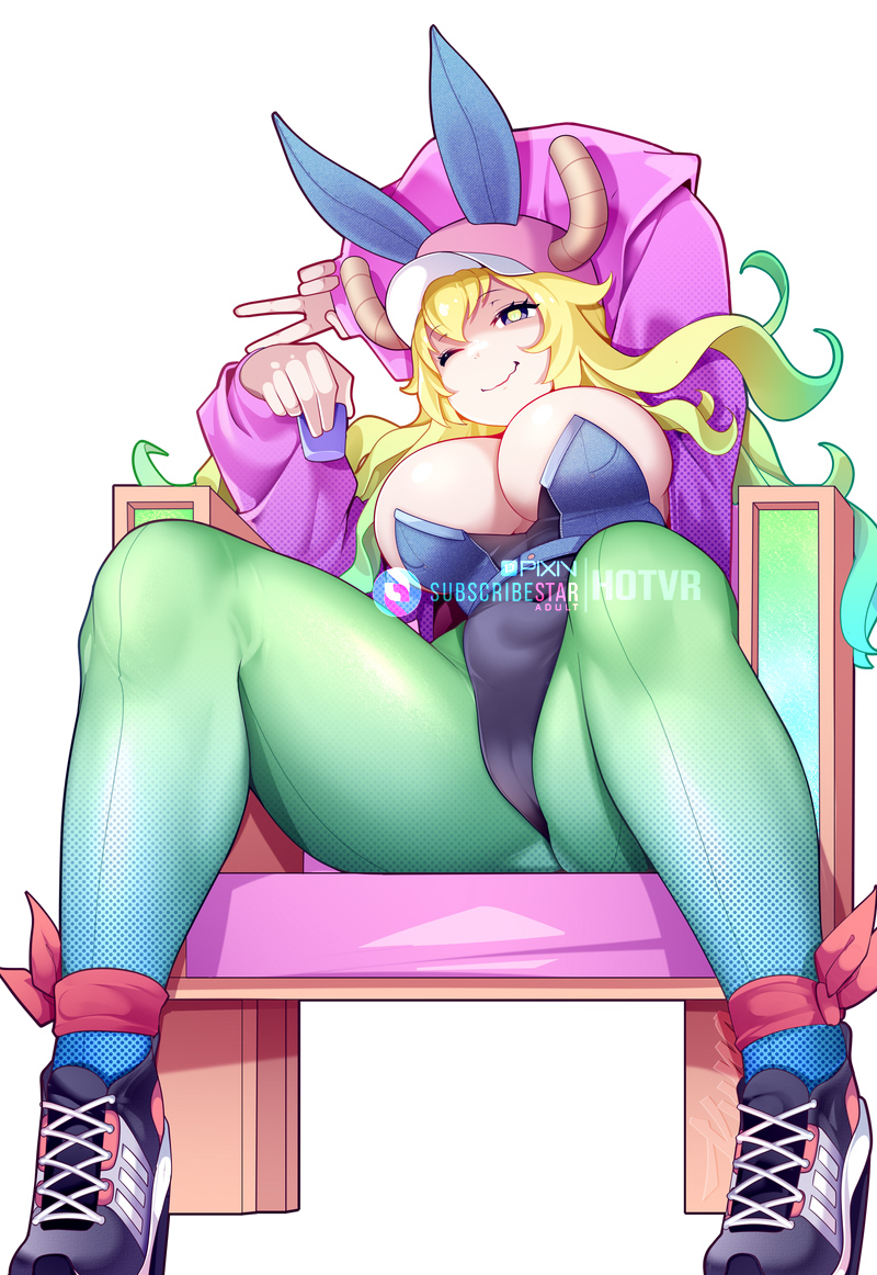 This is a pixiv picture whose title is Bunnysuit Lucoa.