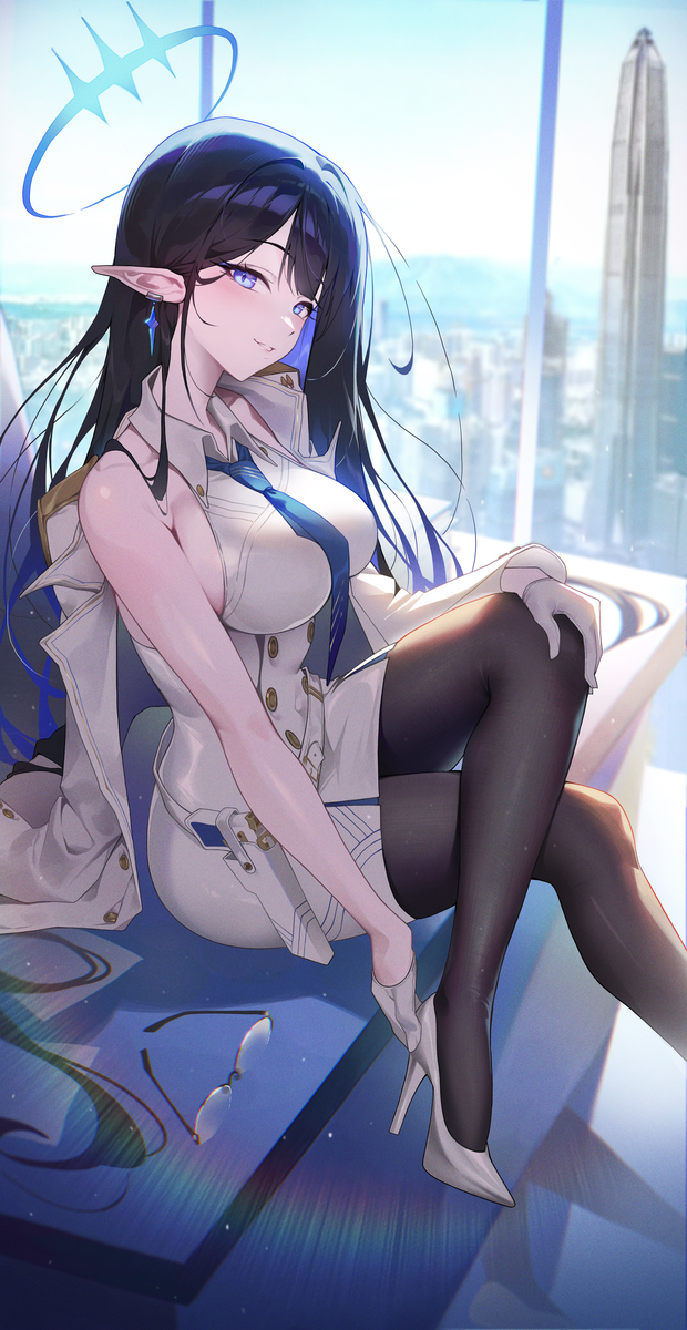This is a pixiv picture whose title is ブルアカ 七神 リン.