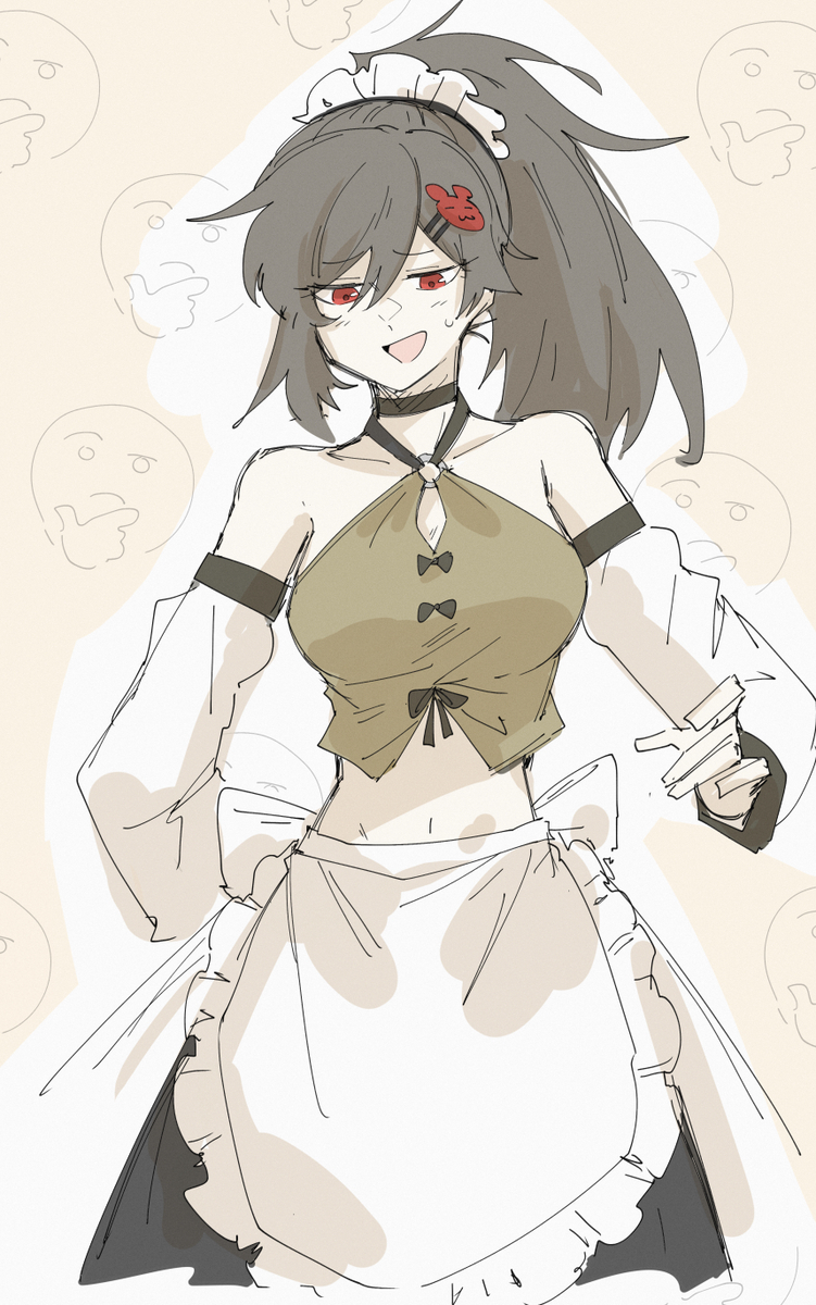 This is a pixiv picture whose title is カルメイド.