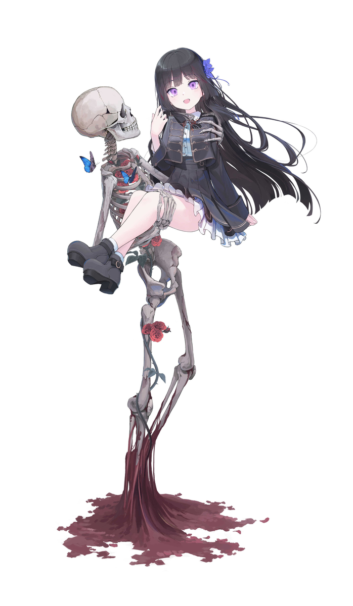 This is a pixiv picture whose title is 骨姫ロザリー.