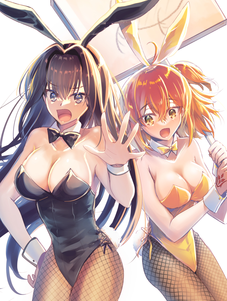 This is a pixiv picture whose title is 🐰🐰.