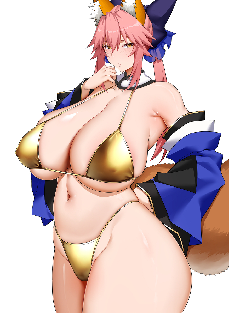 This is a pixiv picture whose title is 玉藻の前.