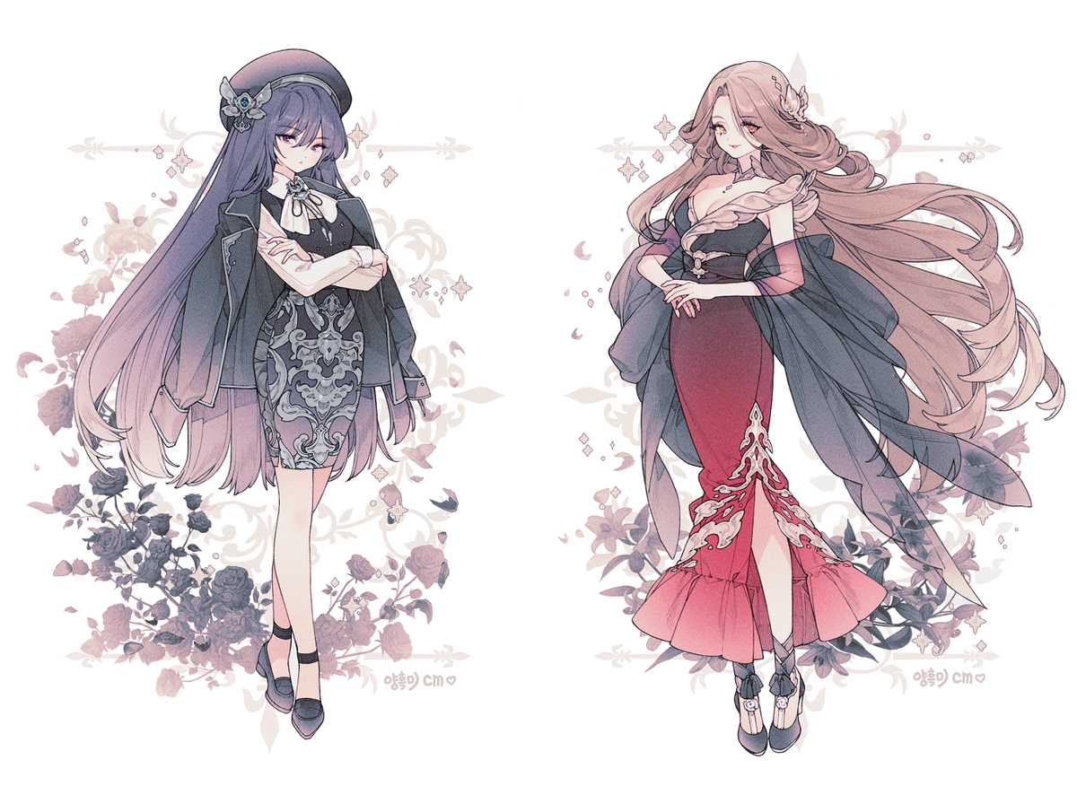 This is a pixiv picture whose title is ✨cm✨.