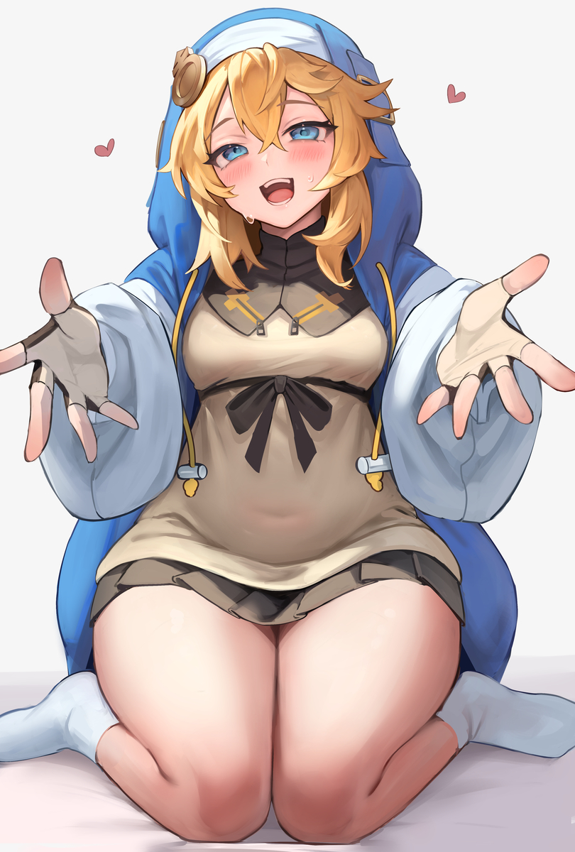 This is a pixiv picture whose title is ハグ待ちブリジット.