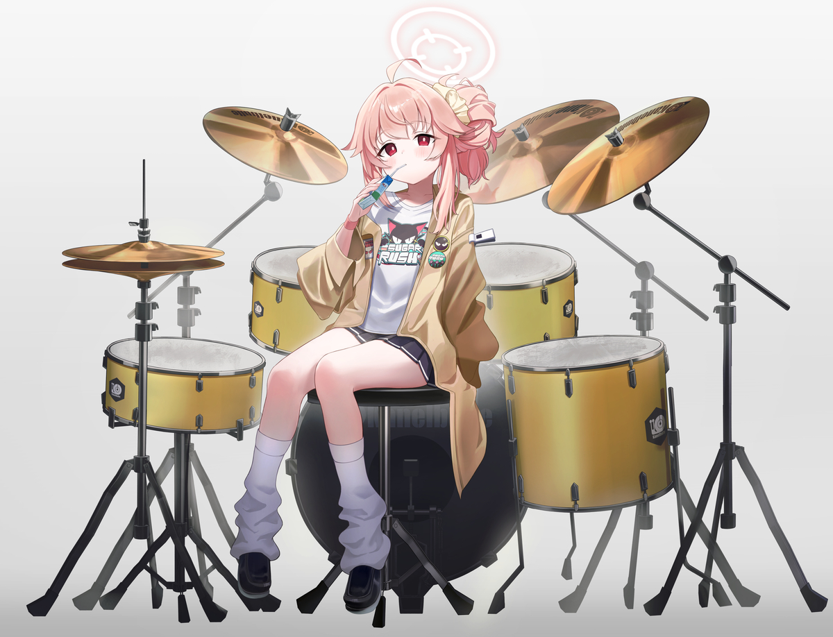 This is a pixiv picture whose title is ブルアカ落書き4.