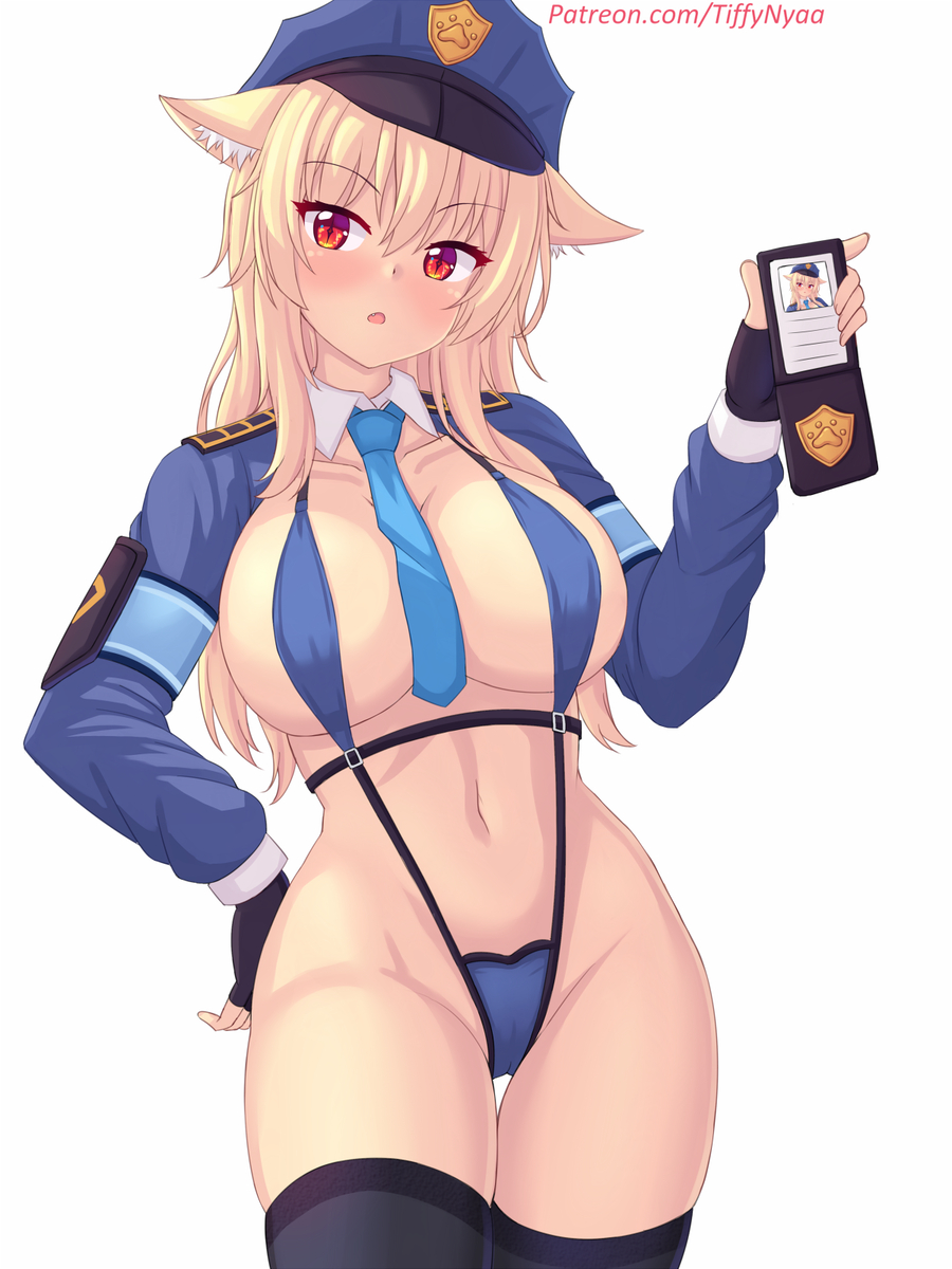 This is a pixiv picture whose title is Officer Tiffy~~.