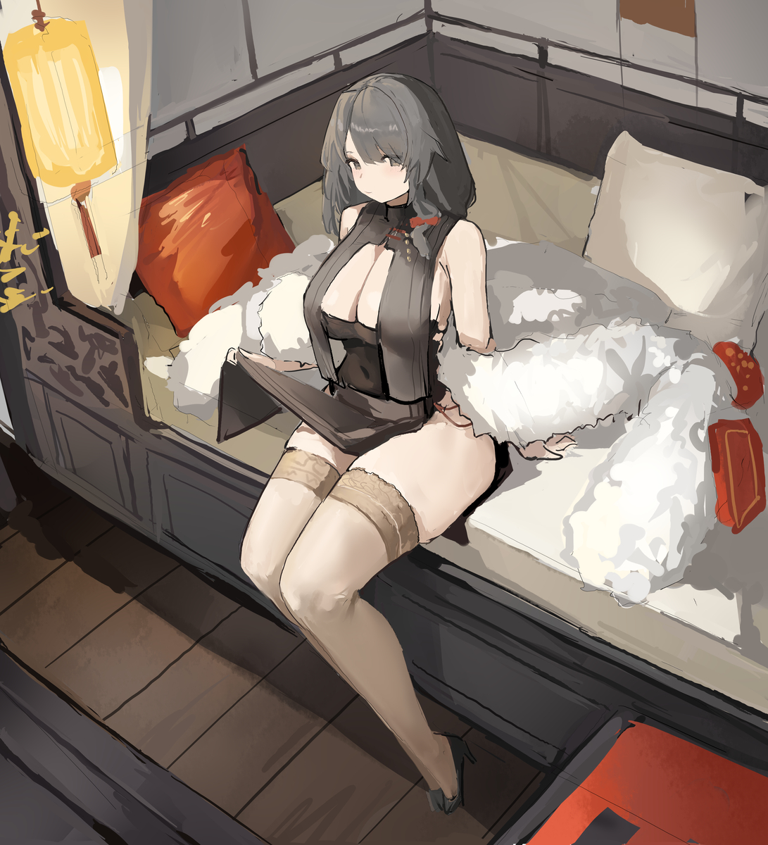 This is a pixiv picture whose title is 卡律布狄斯.