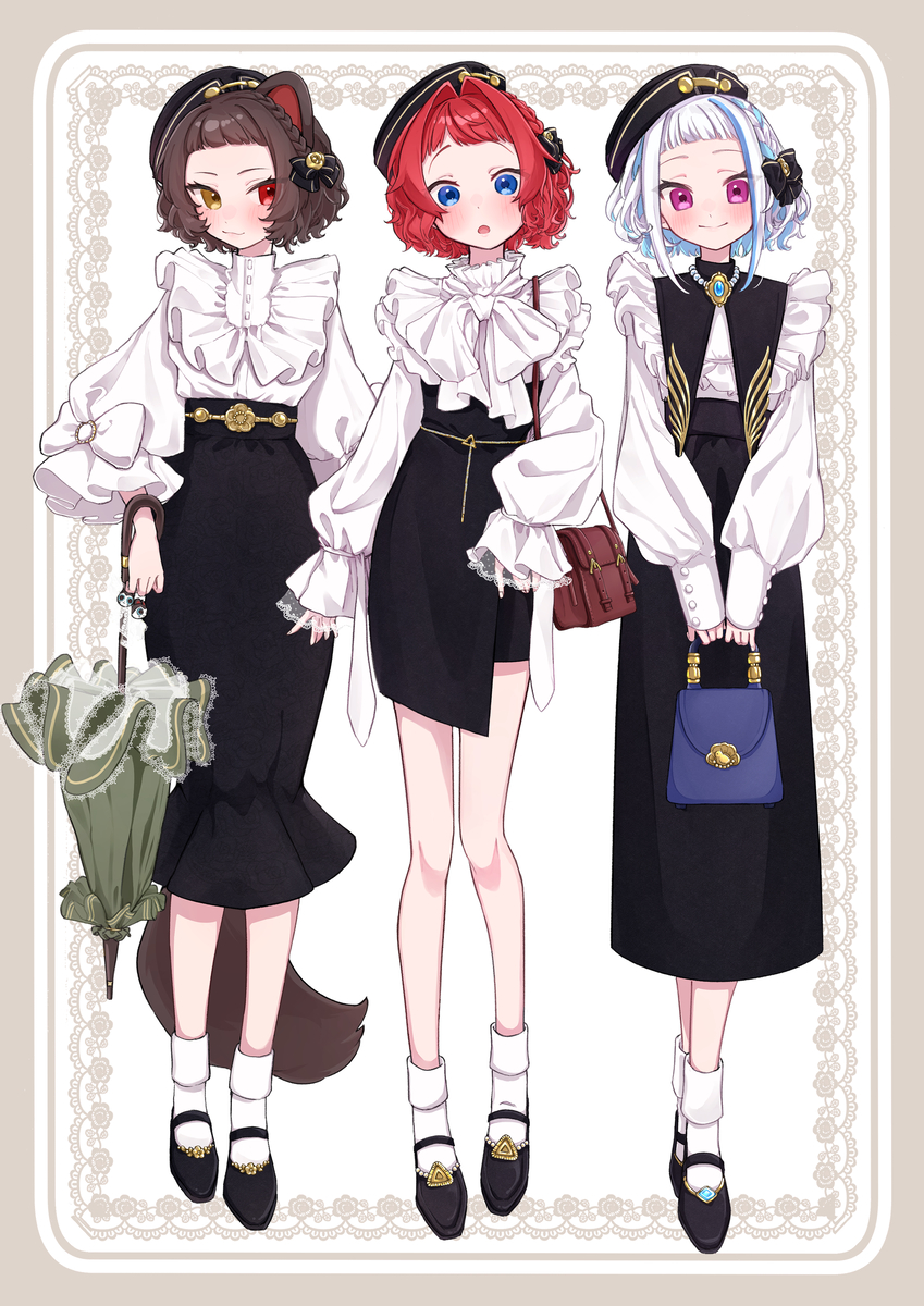 This is a pixiv picture whose title is クラシカル風捏造衣装.