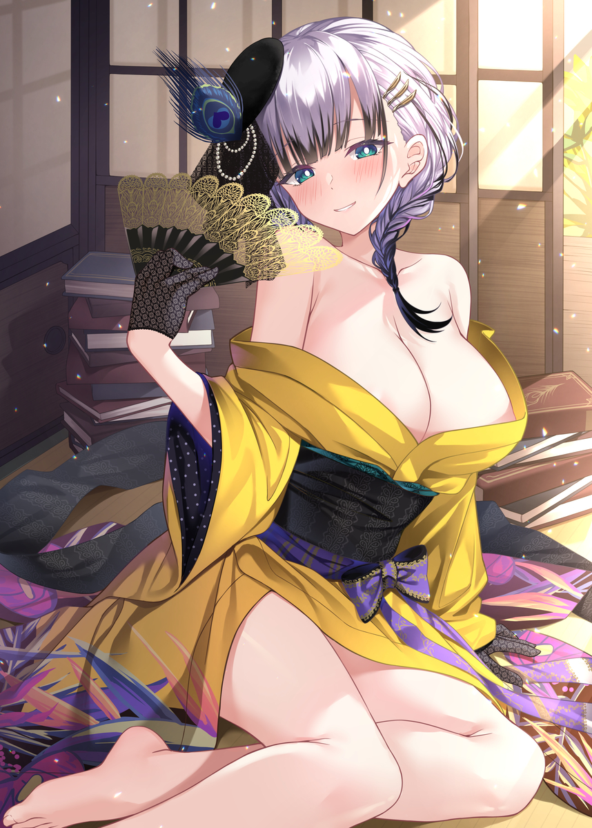 This is a pixiv picture whose title is 着物レイネちゃん.