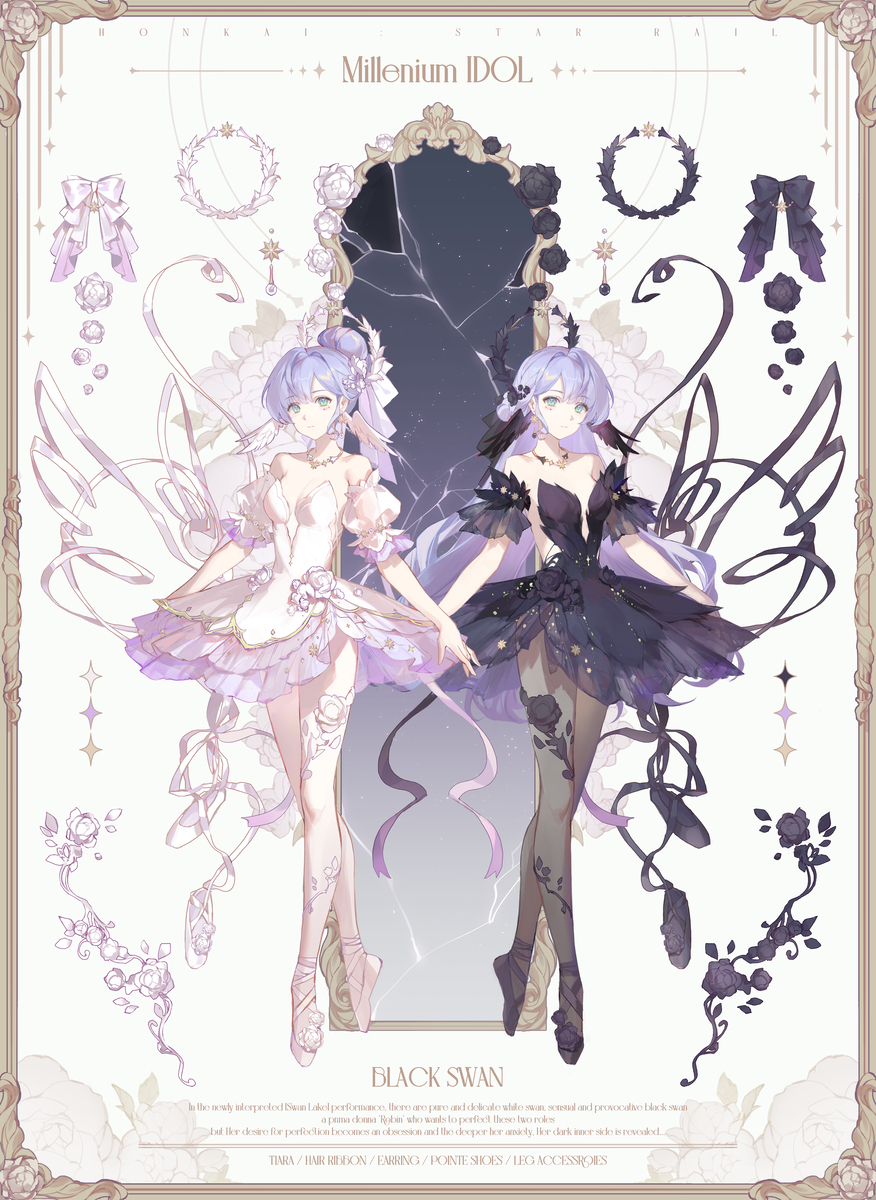 This is a pixiv picture whose title is Two-faced Ballerina Robin.