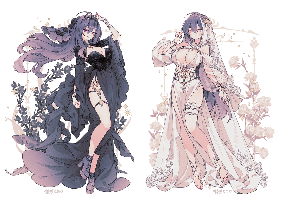 This is a pixiv picture whose title is 🎀cm🎀.