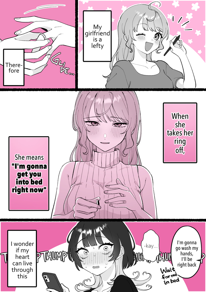 This is a pixiv picture whose title is 【EN】My Elder Girlfriend🐺.