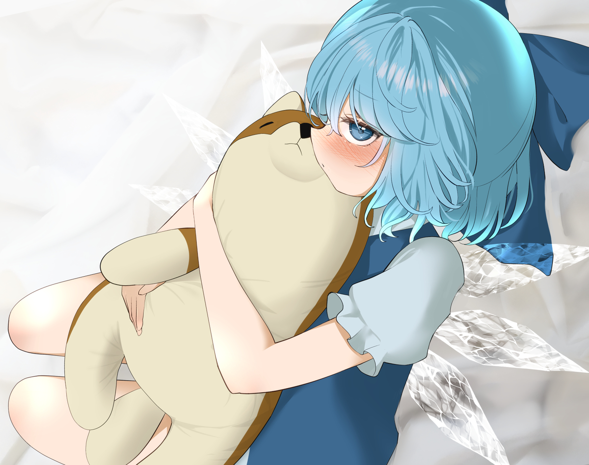 This is a pixiv picture whose title is ちるのむぎゅ.