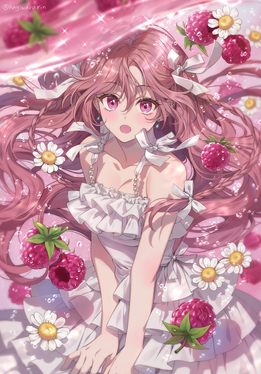 This is a pixiv picture whose title is Pink Soda.