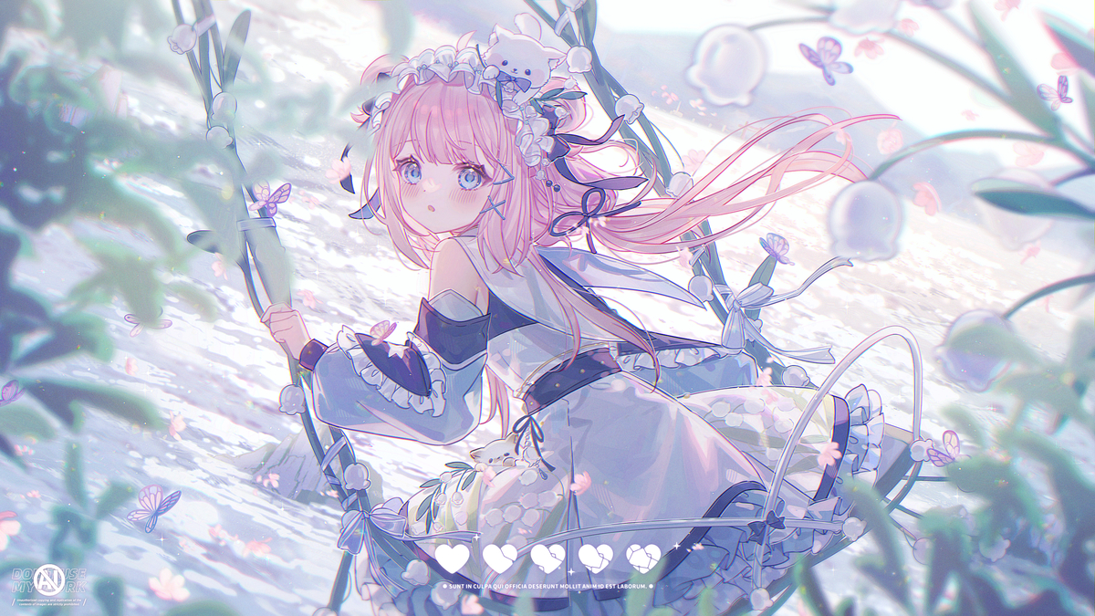 This is a pixiv picture whose title is 🍃.