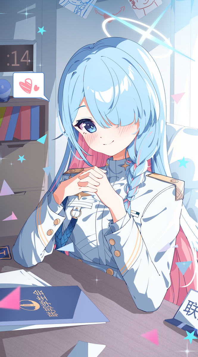 This is a pixiv picture whose title is 会长.