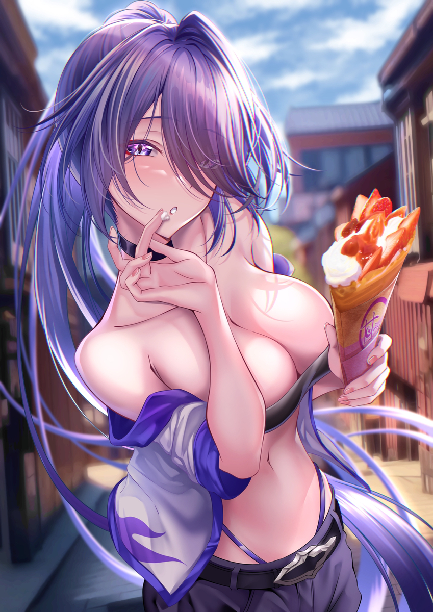 This is a pixiv picture whose title is 黄泉クレープ.
