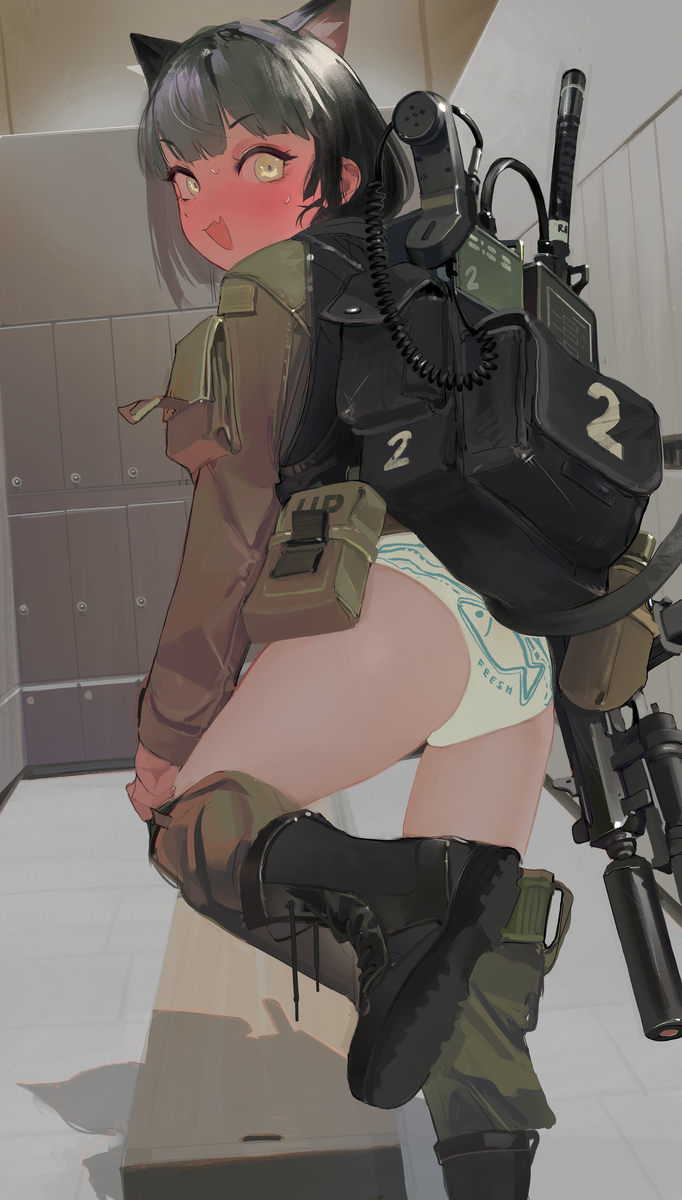This is a pixiv picture whose title is Caught!.