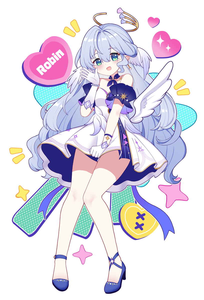 This is a pixiv picture whose title is 知更鸟Robin.