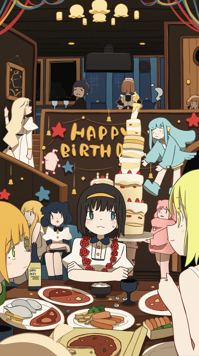 This is a pixiv picture whose title is みかげの誕生日.