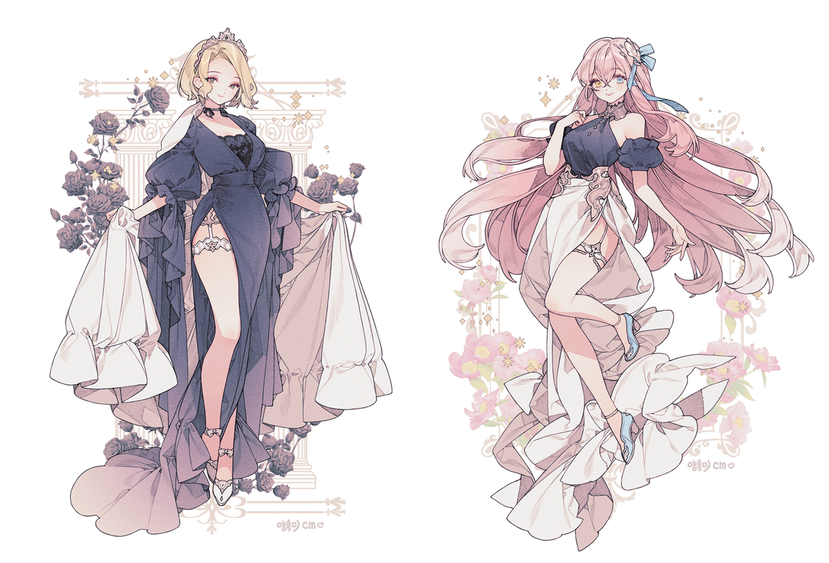 This is a pixiv picture whose title is 💖cm💖.