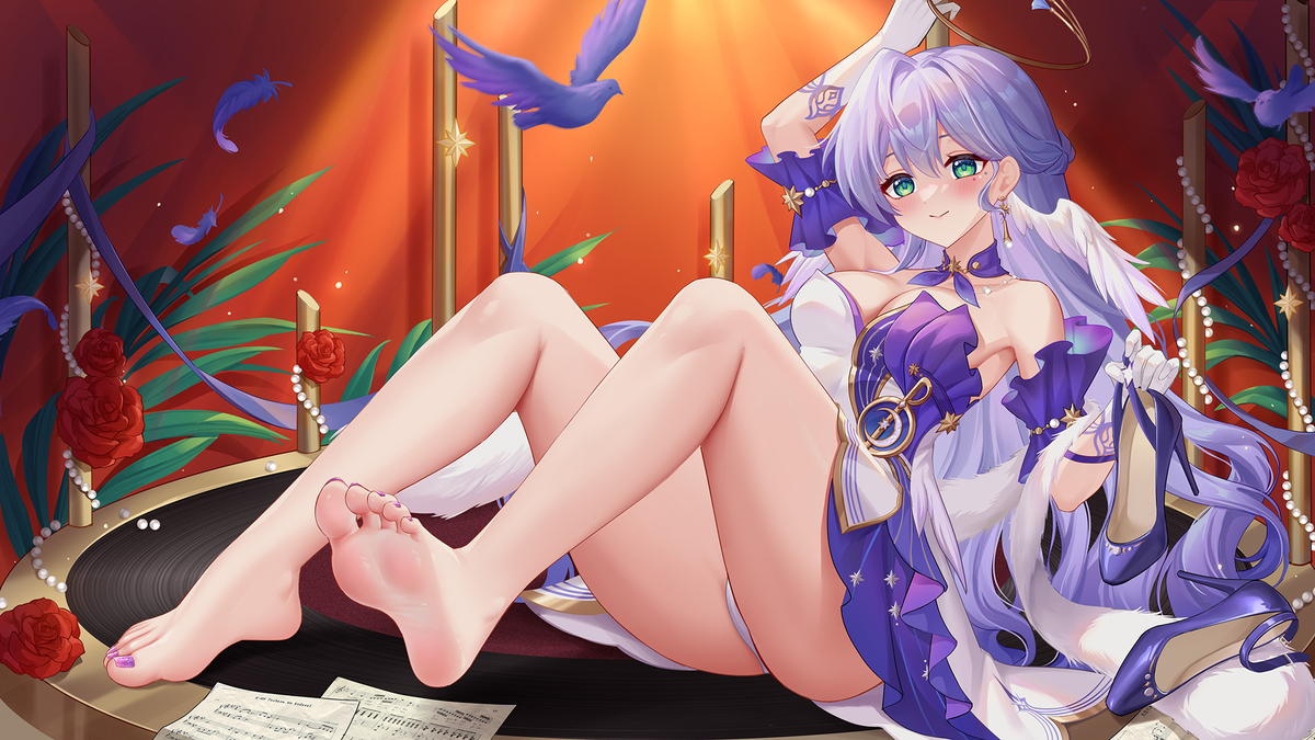 This is a pixiv picture whose title is 演出.