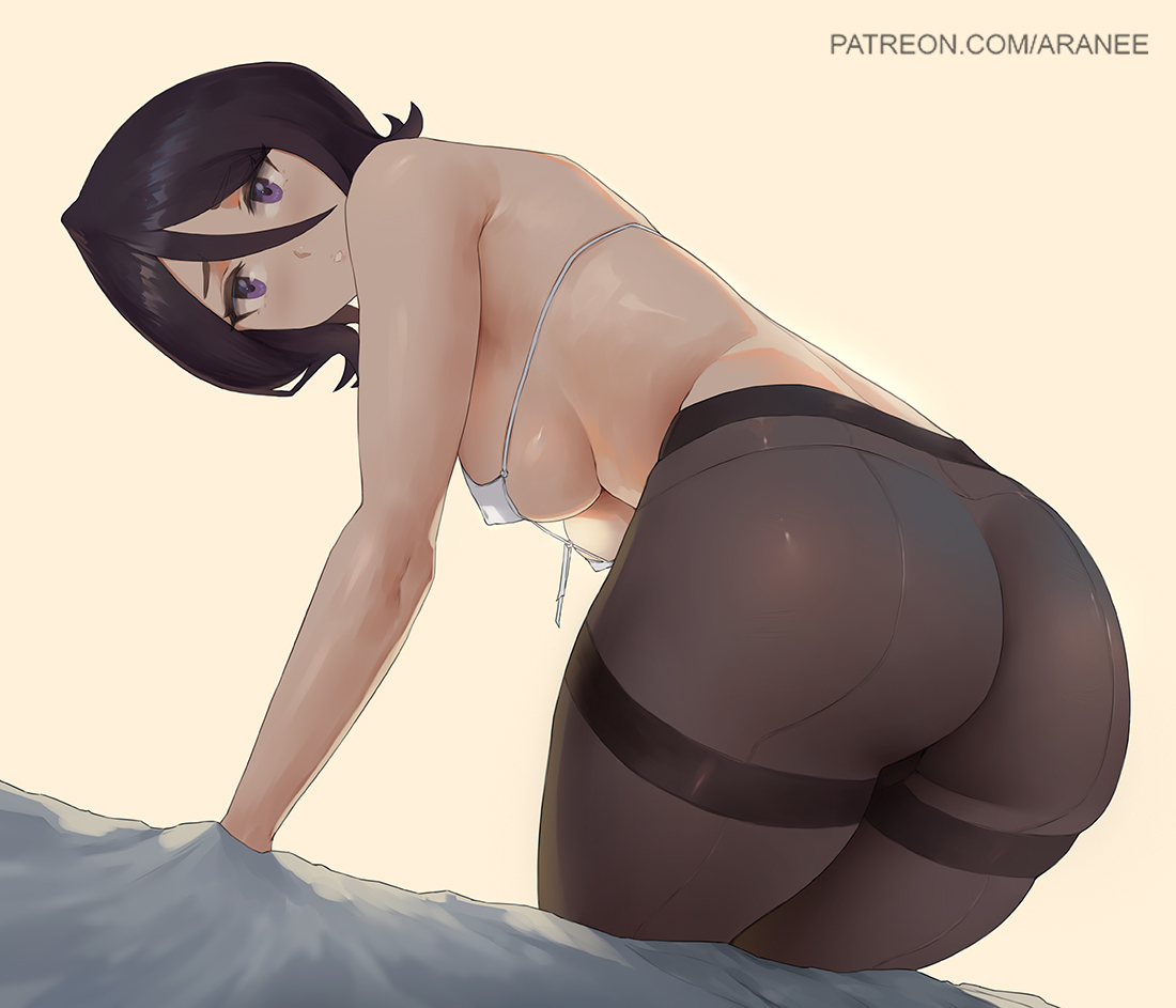 This is a pixiv picture whose title is Rukia.