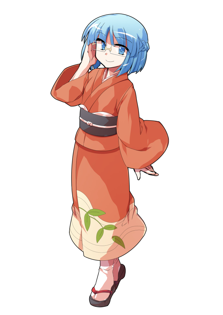 This is a pixiv picture whose title is テレワーク座敷童立ち絵 表情差分.