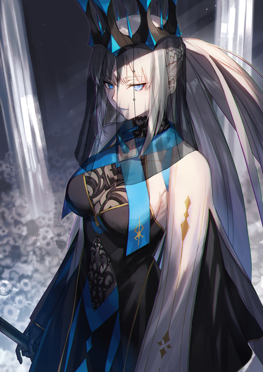 This is a pixiv picture whose title is 女王.