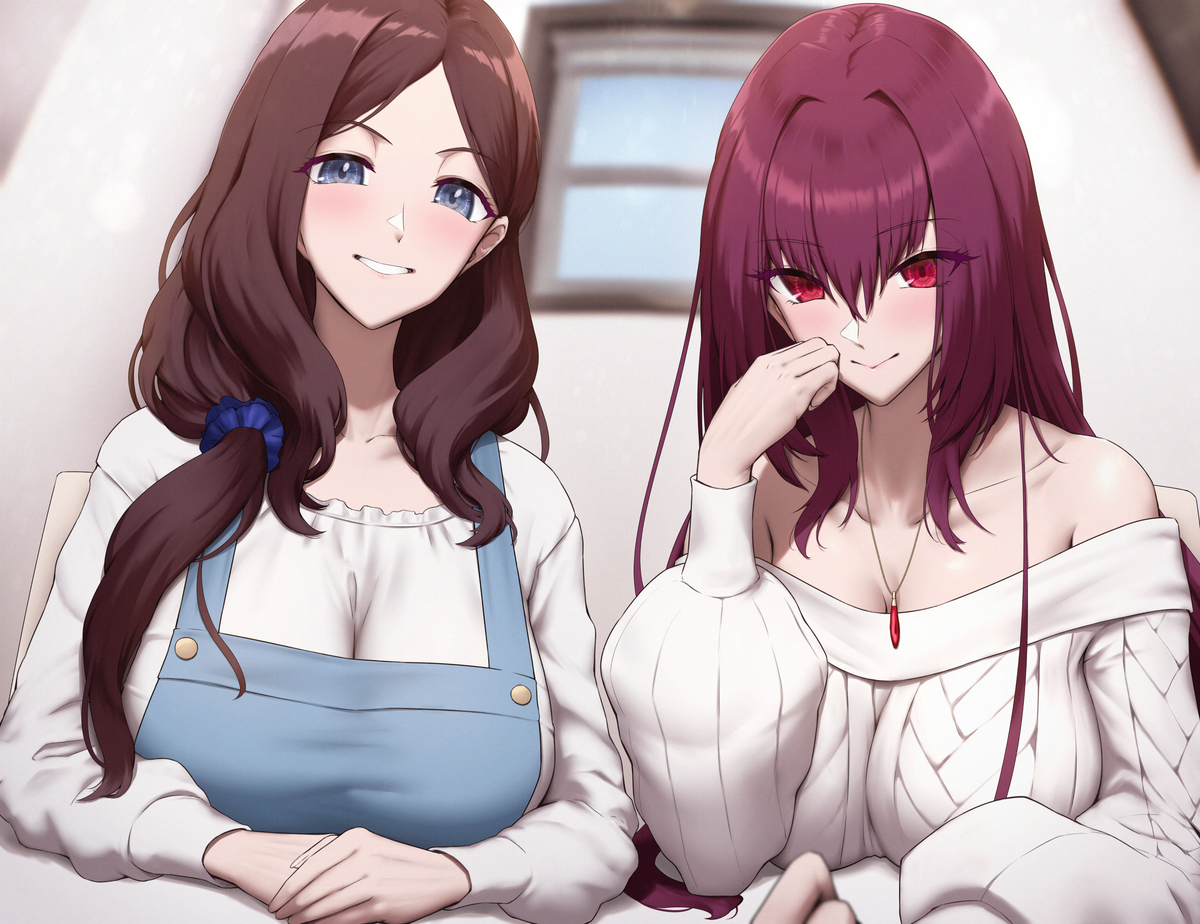 This is a pixiv picture whose title is ダヴィンチスカサハ.