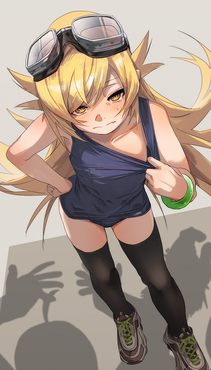 This is a pixiv picture whose title is 忍ちゃんに呆れられたい.